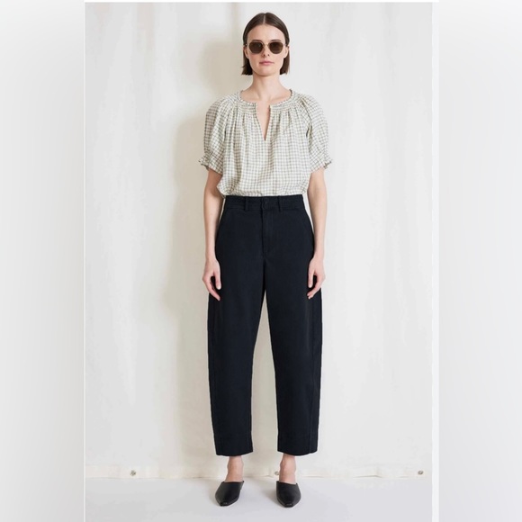 Apice Apart Pants - Apice Apart Black Mari Barrel Pant
